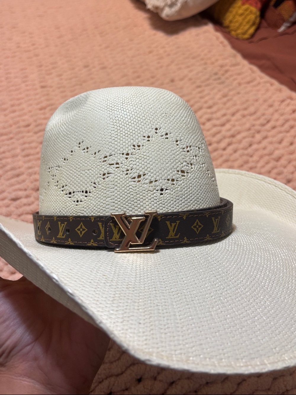 Louis Vuitton- Brown Monogram Band | HAT NOT INCLUDED